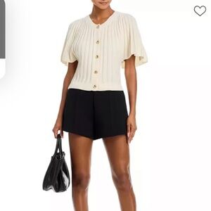 Frame Wool Cashmere flutter cardigan NWT size xs